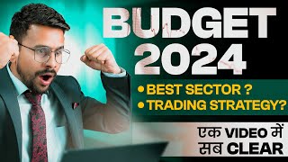 Interim BUDGET 2024 Key Sectors in Stock Investing amp TRADING Strategy  Bank Nifty in Share Market [upl. by Ardnoel]