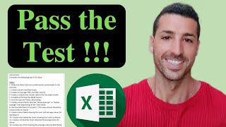 Excel Test for Job Interview  Download this Test and practice your Excel Skills [upl. by Einnok]