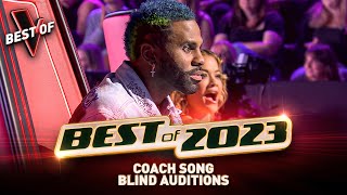 Coaches in SHOCK when hearing their OWN SONGS on The Voice 2023  Best of 2023 [upl. by Udenihc]