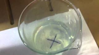 Sodium Thiosulphate Reaction With Hydrochloric Acid [upl. by Repmek157]