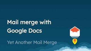 Create a beautiful email template with Google Docs for your mail merge [upl. by Nivlag195]