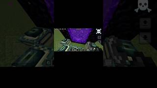 Minecraft Experiment🔥🔥 End portal vs Nether Portal🤔💀 minecraft gaming [upl. by Cathrine]