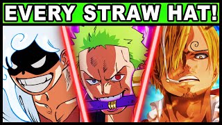 All 13 Straw Hats and Their Powers Explained One Piece Every Straw Hat Crew Member [upl. by Jonathon430]