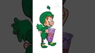 lucky charms Lucky the Leprechaun Grimace Shake [upl. by Ybor]