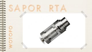 SAPOR RTA  Wotofo revue fr [upl. by Akilam]