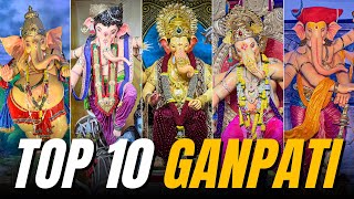 Mumbai’s Top 10 Famous Ganpati Darshan 2024  Must Visit Ganpati Pandals in Mumbai [upl. by Deegan]