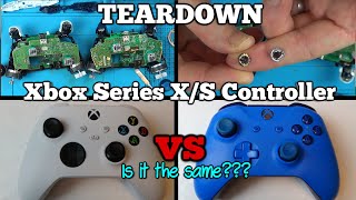 Xbox Series X  S Controller Teardown  Comparison with Xbox One Controller [upl. by Anitra599]