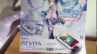 Unboxing  Hatsune Miku Project Diva f PSVita Limited Edition by NinNin Game [upl. by Pirri]