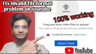 How to fix invalid file format problem when uploading video on youtube [upl. by Anirav594]