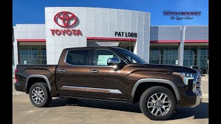 2022 TOYOTA Tundra 1794 in Smoked Mesquite with Rich Cream interior walkaround video pictorial [upl. by Targett]