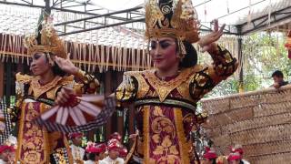 Tari Legong Biseka Naya  Pesta Kesenian Bali 2016 [upl. by Ahsimin]