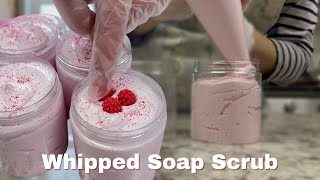 Whipped Soap Scrub DIY Luxurious and Luscious Recipe for Silky Smooth Skin [upl. by Yllah]