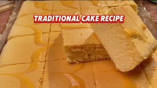 Taiwanese Castella CakeTraditional Cake Recipe easyrecipe cake bakerslife castellacake [upl. by Lyndsie]