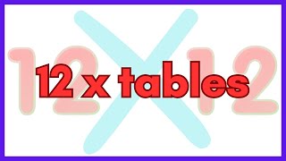 12 Times Tables [upl. by Eseryt]