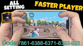 New Update🔥120 FPS Best Sensitivity amp Control CODE 5 Finger FASTER PLAYER  Daxua Handcam GAMEPLAY [upl. by Katina87]