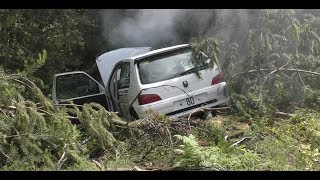 Rallye de lécureuil 2018 crash and show [upl. by Nova]