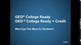 GED Testing Webinar for Texas Educators and Administrators [upl. by Dnyletak895]