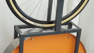 Panaracer GravelKing X1 R Rolling Resistance Test spin up video [upl. by Ebocaj]