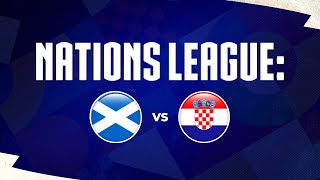 Nations League Scotland vs Croatia [upl. by Aiuoqes959]