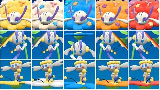 FULL FLABEBE EVOLUTION TEAM Shiny Florges Forms Moveset ALL Colours  No Az Eternal Floette 😢 [upl. by Claribel]