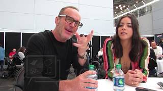 NYCC 2017 Agents of SHIELD stars Clark Gregg amp Chloe Bennet [upl. by Neitsirk]