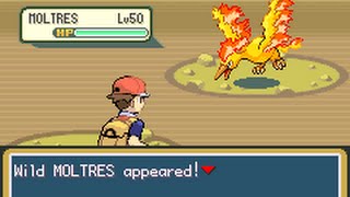 Pokémon FireRed  Catching Moltres [upl. by Nyssa]