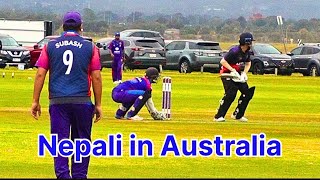 Subash khakurel Nandan yadav anil kharel in Australian domestic game 😱❤️🏏 [upl. by Crist]