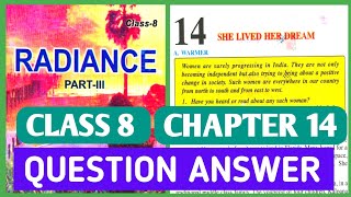 bihar board class 8 english chapter 14 question answer  radiance class 8 chapter 14 question answer [upl. by Autry]