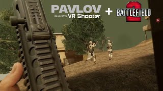 Pavlov BF2 map mod Its so nice Pavlov Push [upl. by Aropizt]