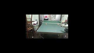 Table tennis practiceBackhand push [upl. by Demmahom305]