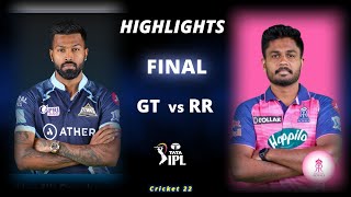 GT vs RR Final IPL 2022 Highlights  GT vs RR Full Match Highlights  Hotstar Cricket 22 [upl. by Zampino]