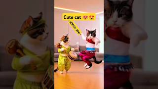 Cute cat dancing 😸 catdance cat shorts catshort funny dancingcat princesscat [upl. by Aleunam]