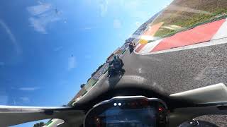 Yamaha R1 Redline Trackdays Portimao Onboard FastAdvanced Group [upl. by Meadow]