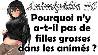 Pourquoi ny atil pas de filles grosses dans les animés   Animépédia 6 [upl. by Adnaluoy983]