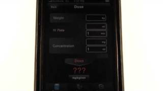 iPhone apps  Drug Infusion An IV Med Drip Rate Infusion Calculator [upl. by Nica]