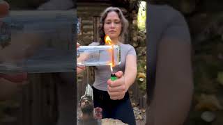 Bottle hack😱😱shorts bushcraft experiment satisfying bushcamp diy shiklina [upl. by Defant]