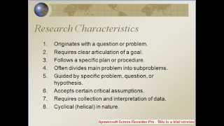 research concepts full presentation on these topics Research Basics Methodology [upl. by Kylah]