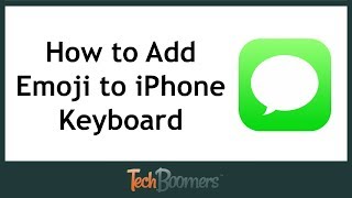 How to Add Emojis to iPhone Keyboard [upl. by Airrej231]