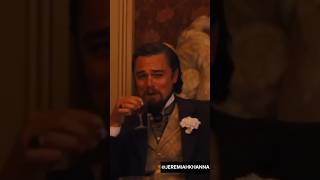 Leonardo dicaprio’s django unchained meme hairstyle😂trendingviralmemecomedyfunnyshorts [upl. by Alleinnad]