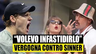 Sinner quotin missione per sabotarloquot vergogna contro Jannik la verità sul fidanzato di Taylor Swift [upl. by Shanney180]