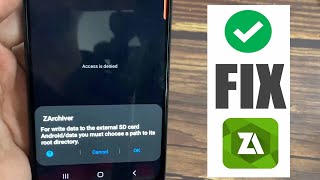 FIX Access is denied in ZArchiver  How to OpenAccess Android data amp obb in Android 11 [upl. by Lehmann297]