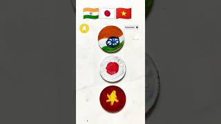 🇮🇳🇯🇵🇻🇳 ll Jana gana Mana llshortvideo drawing varilvideo ll [upl. by Remlap]