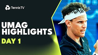 Thiem Takes On Bagnis Cilic amp More Feature  Umag 2023 Highlights Day 1 [upl. by Adnahc]