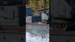 FICTION Torpedo boat launching torpedoes at Japanese aircraft carrier Shokaku naval warthunder [upl. by Grussing]