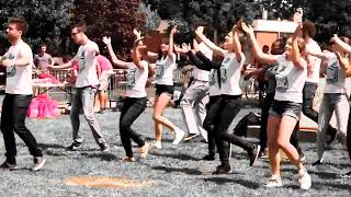 Jerusalema Remix  FlashMob  The Enfoiros Weave the Anchor 05697A [upl. by Lumbye]