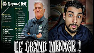 Petkovic fait un GRAND Ménage pour sa 1ère liste avec lAlgérie  Pas de Mahrez Slimani Belaili [upl. by Ruthi727]