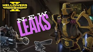 ALL NEW LEAKS in HELLDIVERS 2  Finisher Melee Armor and More [upl. by Madeline482]