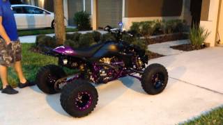 Completely custom MX YFZ450 Purple and Black Tons of big br [upl. by Reis726]