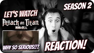 A SMILING NIGHTMARE LETS WATCH Attack on Titan Episode 36 REACTION [upl. by Ahsenik]