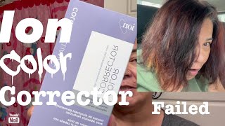 Ion Color CorrectorRemover from Sally’s Review on black Dye hair [upl. by Linneman291]